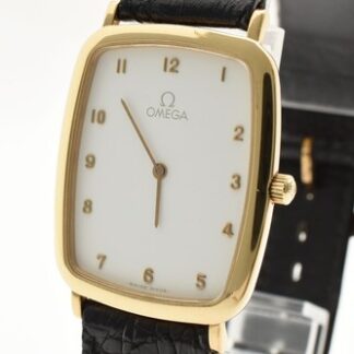 [EXC+5] Vintage Omega DeVille Cal.1378 395.0876 Quartz Mens Watch From JAPAN