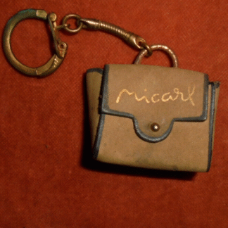 Genuine Leather Keychain LUXURY BAG PARIS MICARL