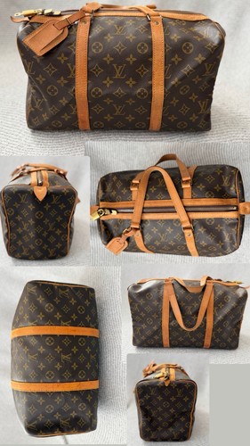 *VINTAGE* LOUIS VUITTON, Monogram Sac Souple Set Of 3! 35 & 45 Travel Duffles