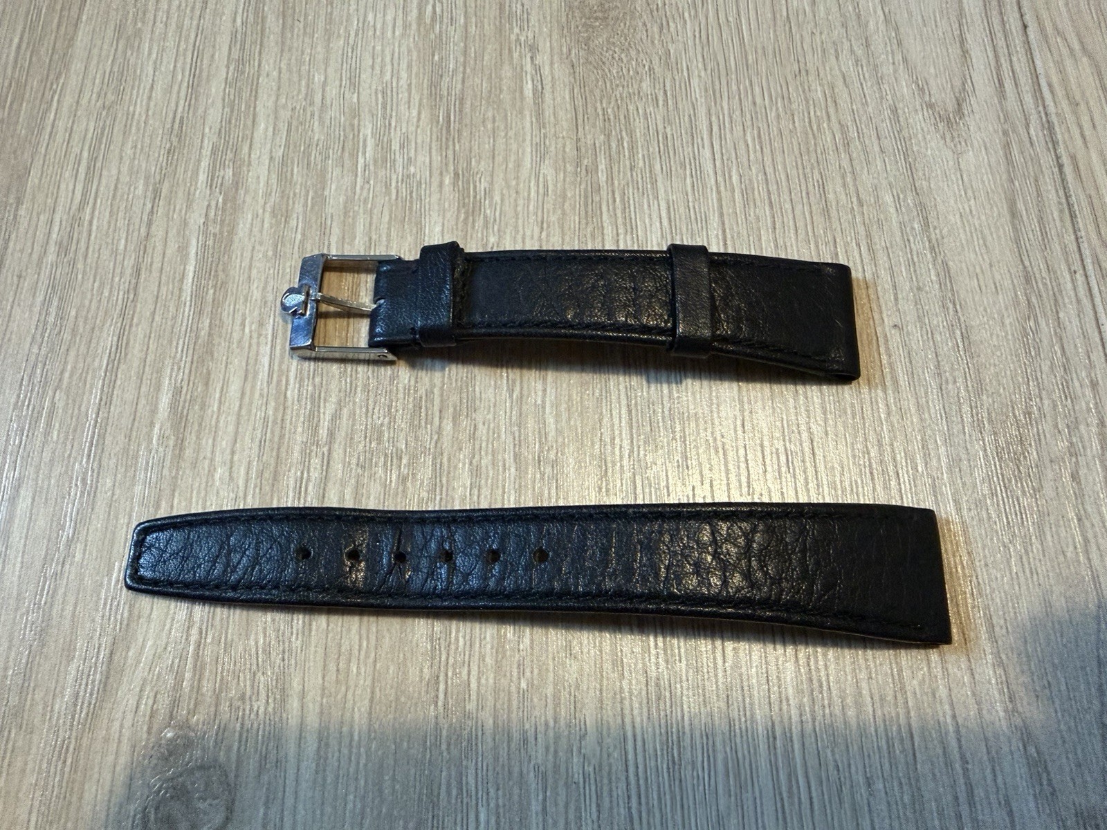 Original Bracelet Cuir Omega 18 mm Noir