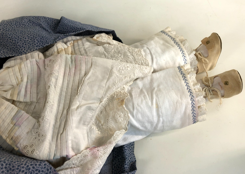 Antique Simon Halbig SH 1070 22" Leather Body Doll – Image 3