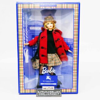 BURBERRY BLUE LABEL Barbie Doll limited Edition Red Coat plush NEW