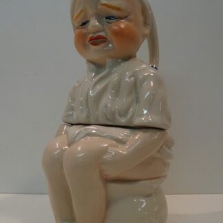 Boite Bijoux Figurine Garcon Pot Style Art Deco Style Art Nouveau Porcelaine