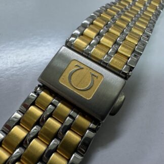 Bracelet de montre OMEGA 18 mm en acier inoxydable véritable pièce de...