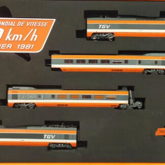 Jouef HJ 2412 SNCF Train Set 4 Pcs. TGV World Record 26-2-1981