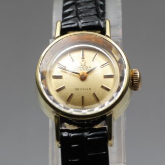 Vintage [Presque comme neuf] Omega De Ville Cal.661 Automatic Gold Woman's Fr...