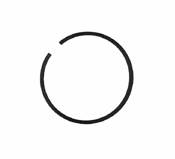 Lot de 3 segments droit français 39,5 x 1,70 pour Solex 3800 5000 micron