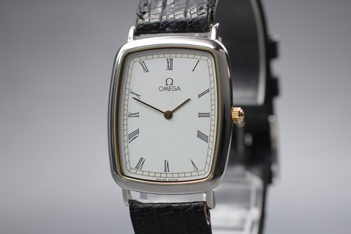 Vintage "Near Mint+++" Omega De Ville cal.1378 Roman Quartz Watch Men From JAPAN