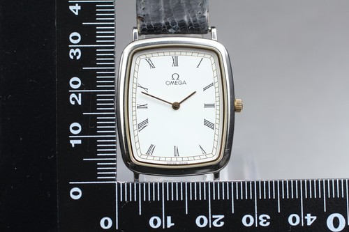 Vintage "Near Mint+++" Omega De Ville cal.1378 Roman Quartz Watch Men From JAPAN