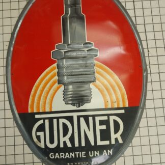 plaque émaillée, tole publicitaires peinte gurtner