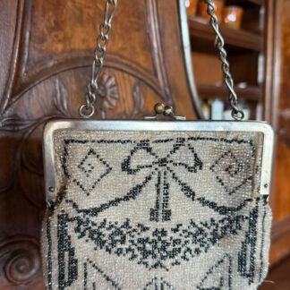BOURSE - PETIT SAC - ART DECO - en perles - début XXème