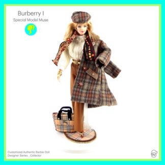 Barbie Mattel MODEL MUSE . THOMAS BURBERRY I Design . OOAK Collector Boxed NEW