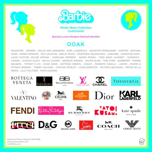 Barbie Mattel ODEL MUSE . THOMAS BURBERRY II Design . OOAK Collector Boxed NEW – Image 4