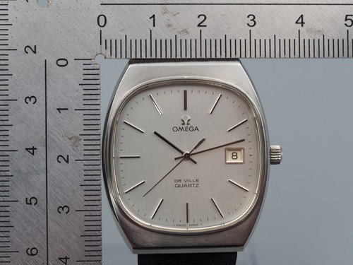 *Near Mint* OMEGA De Ville Cal.1342 Quartz Silver Date Mens Vintage Watch Japan – Image 2
