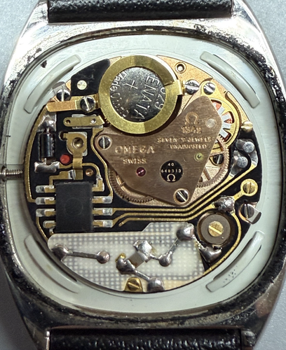 *Near Mint* OMEGA De Ville Cal.1342 Quartz Silver Date Mens Vintage Watch Japan – Image 12