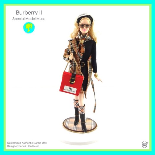 Barbie Mattel ODEL MUSE . THOMAS BURBERRY II Design . OOAK Collector Boxed NEW