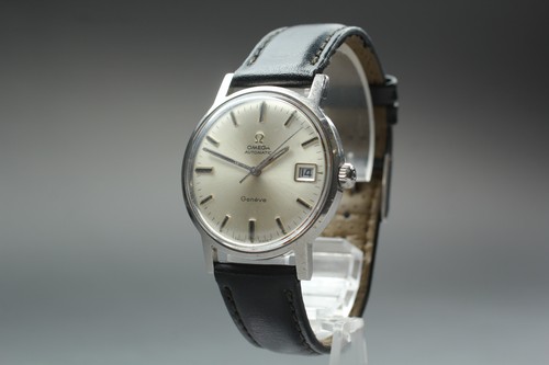Vintage 1969 OMEGA Geneve Cal.565 Silver Dial Date 35mm Men's Automatic Watch – Image 2