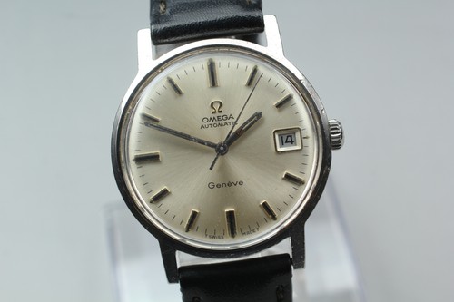 Vintage 1969 OMEGA Geneve Cal.565 Silver Dial Date 35mm Men's Automatic Watch – Image 16