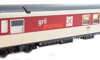 train miniature ho voiture voyageur Gril Express Vru L.S. Models réf40153