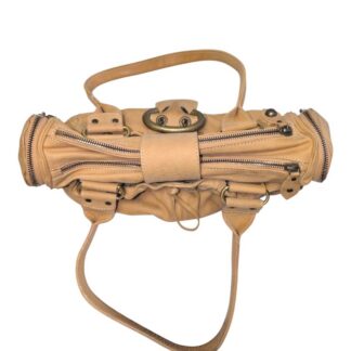 Francesco biasia Beige Leather Bag /Rare And Vintage