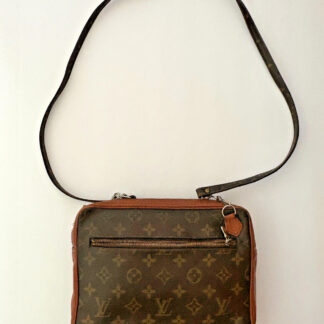 Vintage Louis Vuitton Sac Bandouliere Monogram Crossbody Shoulder Bag 80s