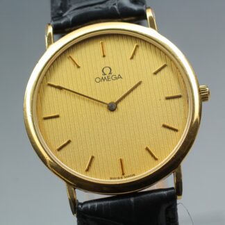 Vintage [Near  MINT]  Omega De Ville Cal.1378 Gold Quartz 32mm Men's Watch