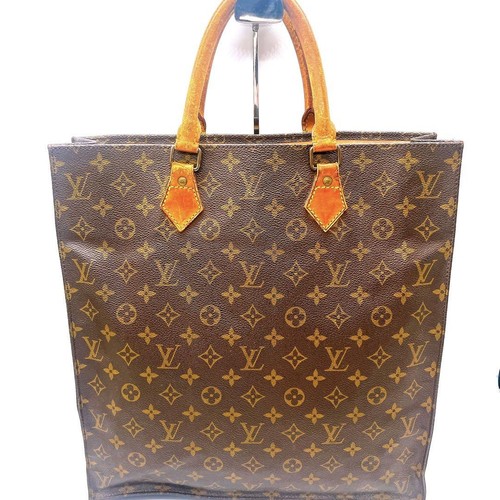 Louis Vuitton Sac Plat Business Handbag Canvas Brown Monogram Vintage MBc0969 – Image 2