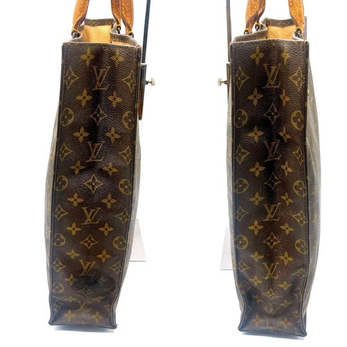 Louis Vuitton Sac Plat Business Handbag Canvas Brown Monogram Vintage MBc0969 – Image 3