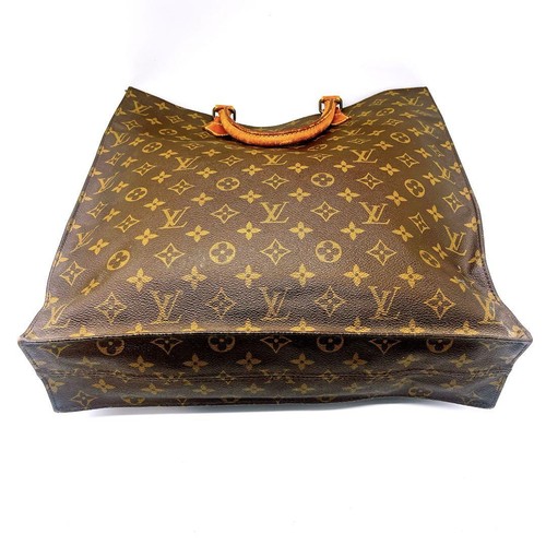Louis Vuitton Sac Plat Business Handbag Canvas Brown Monogram Vintage MBc0969 – Image 4