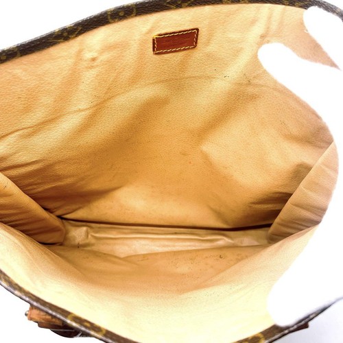 Louis Vuitton Sac Plat Business Handbag Canvas Brown Monogram Vintage MBc0969 – Image 9