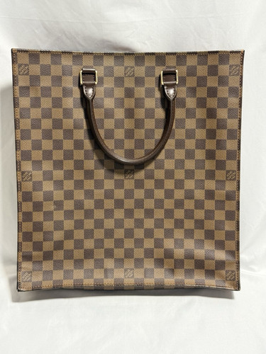 Louis Vuitton Sac Plat Business Handbag Canvas Brown Monogram Vintage MBc0969 – Image 12
