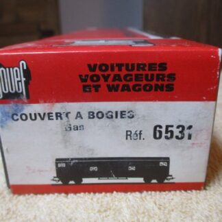 Jouef HO 1/87 neuf #6531 - Covered Bogie Wagon couvert à bogies SNCF type Gas
