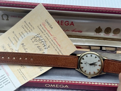 1961 OMEGA CONSTELLATION 2852-4 AUTOMATIC cal. 505 CRONOMETER GOLD CAP BOX PAPER – Image 2