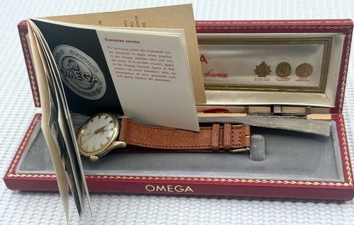 1961 OMEGA CONSTELLATION 2852-4 AUTOMATIC cal. 505 CRONOMETER GOLD CAP BOX PAPER – Image 10
