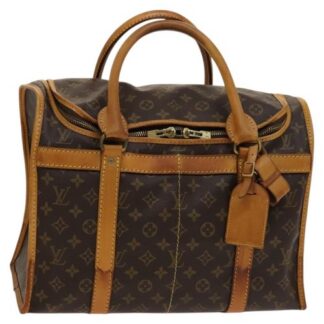 LOUIS VUITTON Monogram Sac Shan 40 Pet Carry Vintage M42024 LV Auth bs25454