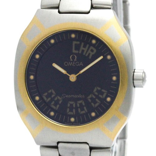 OMEGA Seamaster Polaris Analog Digital 18K Gold Steel Watch 2540.5... BF583285