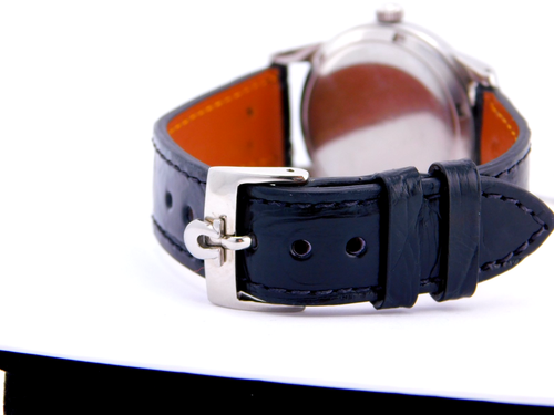 VINTAGE OMEGA BUMPER CAL .351 PATINA DIAL MENS WRISTWATCH SERVICED C. 1950