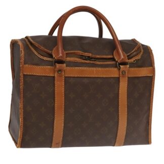 LOUIS VUITTON Monogram Sac Shan 40 Pet Carry Vintage M42024 LV Auth 104562