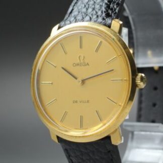 "N MINT" Vintage Omega DeVille Tool 104 Gold Hand Winding Men's Watch From JAPAN