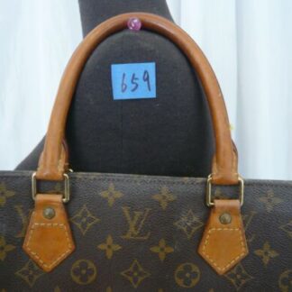 Vintage Authentic Louis Vuitton Sac Plat Tote bag 14 X 3.5" X 14.5"  #659
