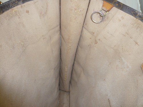 Vintage Authentic Louis Vuitton Sac Plat Tote bag 14 X 3.5" X 14.5" #659