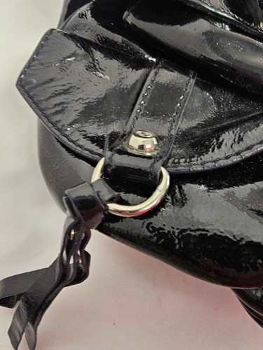 Francesco Biasia Women Black Leather Shoulder Bag Made In Italy – Image 5