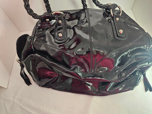 Francesco Biasia Women Black Leather Shoulder Bag Made In Italy – Image 8