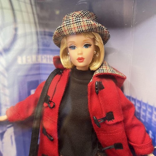 Barbie Doll Burberry Blue Label Mattel Unopened Collared Check Dress Used – Image 2
