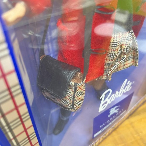 Barbie Doll Burberry Blue Label Mattel Unopened Collared Check Dress Used – Image 4