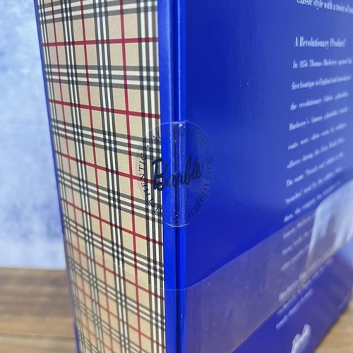 Barbie Doll Burberry Blue Label Mattel Unopened Collared Check Dress Used – Image 6