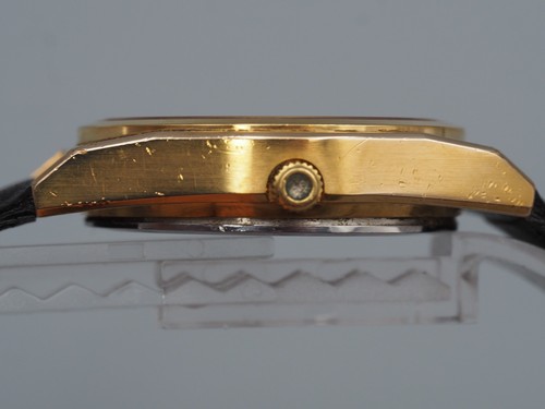 *Exc+5* OMEGA Seamaster Cal.1342 Quartz Gold Round Date Mens Vintage Watch Japan – Image 5