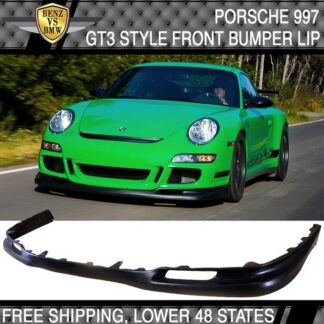 Fits 05-08 Porsche 997 911 GT3 Style Front Bumper Lip Spoiler Unpainted - PU