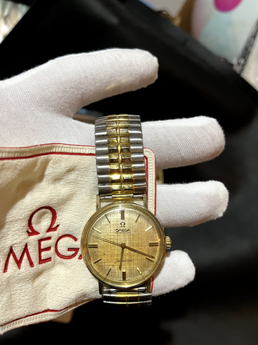 Vintage 1963 Omega Seamaster Gold Watch Running Original Metal Case -USA LISTING – Image 3