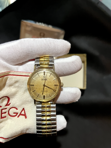 Vintage 1963 Omega Seamaster Gold Watch Running Original Metal Case -USA LISTING – Image 5